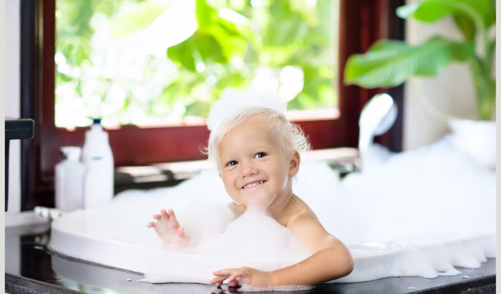 Child in Bath Tub