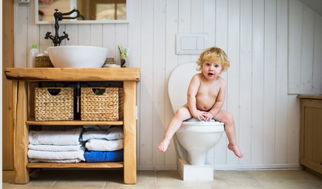 Child on Toilet